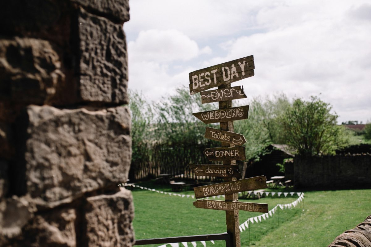 Sign post Hereford wedding venues