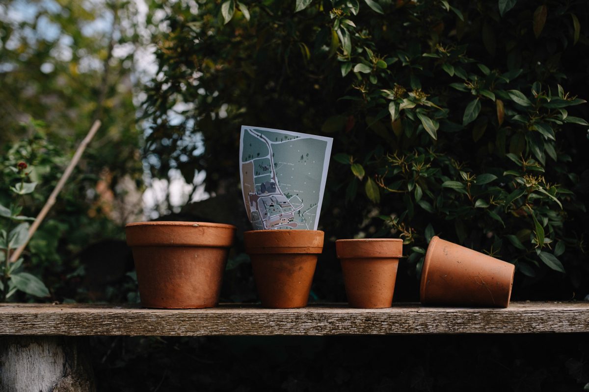 Plant pots Hereford wedding venues